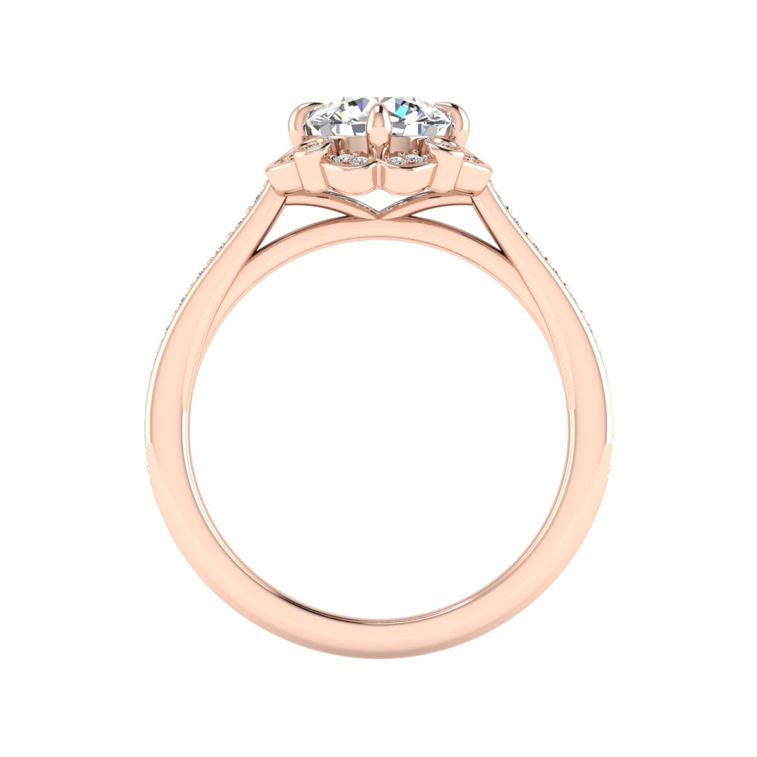 Octavia Halo Engagement Ring